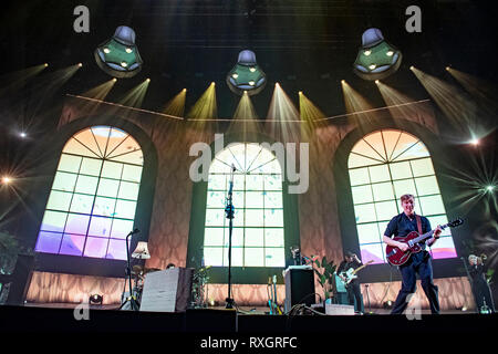 Liverpool, Royaume-Uni. 9 mars 2019. George Ezra se produisant au complet Liverpool M&S Bank Arena sur sa tournée britannique, Liverpool 09/03/2019 Credit : Gary Mather/Alamy Live News Banque D'Images