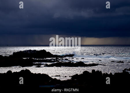 Monterey, CA, USA - 9 mars, 2019 La pluie, la pluie et plus de pluie descend sur le Comté de Monterey en Californie du Nord dans l'un des hivers les plus humides sur record.20 février 2019, CA, USA Crédit : Motofoto/Alamy Live News Banque D'Images