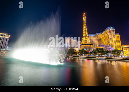 Le Strip de Las Vegas Banque D'Images