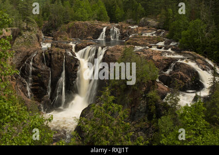 Aubrey Falls Provincial Park, District d'Algoma, Ontario, Canada Banque D'Images