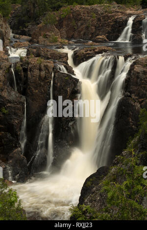 Aubrey Falls Provincial Park, District d'Algoma, Ontario, Canada Banque D'Images