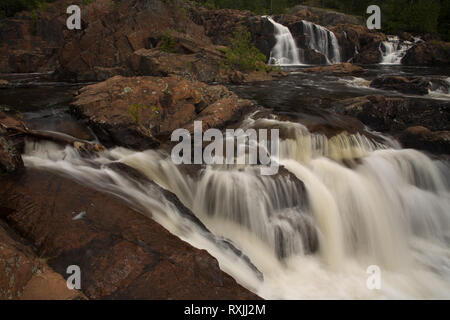 Aubrey Falls Provincial Park, District d'Algoma, Ontario, Canada Banque D'Images