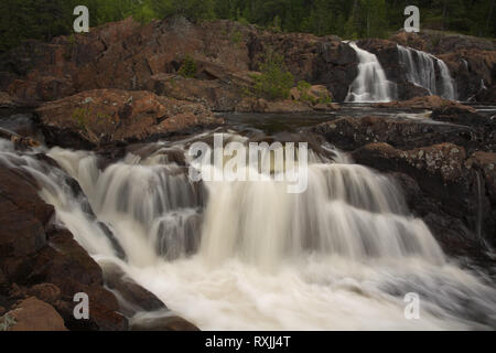 Aubrey Falls Provincial Park, District d'Algoma, Ontario, Canada Banque D'Images