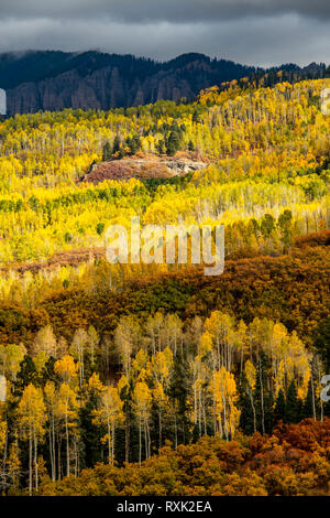 Owl Creek Road,, Ridgway, Colorado, USA Banque D'Images