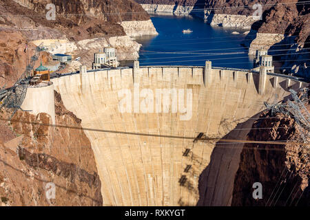 Le barrage de Hoover Banque D'Images