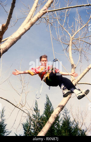 LOS ANGELES, CA - 13 février : (exclusif) cascadeur/acteur Mickey Cassidy pose à une séance photo le 13 février 1994 à Los Angeles, Californie. Photo de Barry King/Alamy Stock Photo Banque D'Images