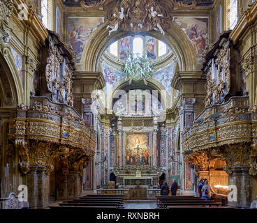 Naples Campanie Italie. San Gregorio Armeno (St. Grégoire d'Arménie) est une église et un monastère dans la région de Naples, Italie. C'est l'un des plus importants, Baro Banque D'Images