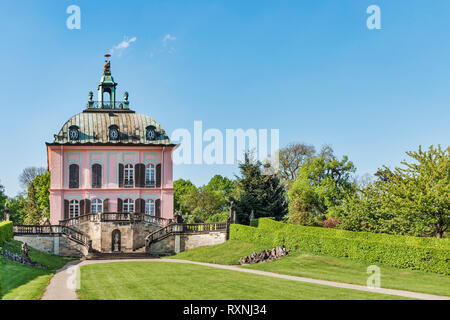 Le petit château de faisans (Fasanenschloesschen ) a été construit de 1769 à 1782, Moritzburg, Saxe, Allemagne, Europe Banque D'Images