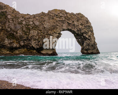 Durdle Door, Lulworth Cove Lulworth, Immobilier, Dorset, UK Banque D'Images