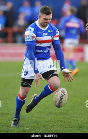 Wakefield, Royaume-Uni. 10 mars 2019. Fusée Mobile Stadium, Wakefield, Angleterre ; Rugby League Super League Betfred, Wakefield Trinity vs Hull Kingston Rovers ; Wakefield Trinity's Danny Brough. Credit : Dean Williams/Alamy Live News Banque D'Images