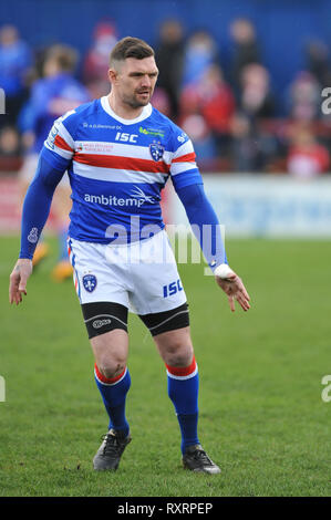 Wakefield, Royaume-Uni. 10 mars 2019. Fusée Mobile Stadium, Wakefield, Angleterre ; Rugby League Super League Betfred, Wakefield Trinity vs Hull Kingston Rovers ; Wakefield Trinity's Danny Brough. Credit : Dean Williams/Alamy Live News Banque D'Images