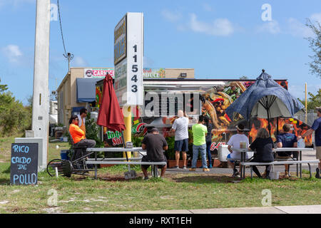 Taco sreet food van Banque D'Images