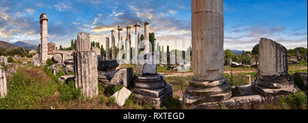 Le Temple d'Aphrodite au centre d'Aphrodisias. Tout ce qui reste de l'ancien temple se compose de quatorze des plus de quarante colonnes ioniques que Banque D'Images