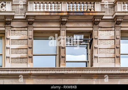 Climatiseur de fenêtre Banque D'Images