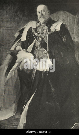 Le roi Édouard VII d'Angleterre, vers 1905 Banque D'Images