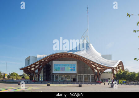 Editorial : METZ, Moselle, FRANCE, Août 26, 2018 - Vue sur le Centre Pompidou de Metz Banque D'Images