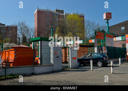 Recyclinghof BSR, Berliner Strasse, Berlin, Berlin, Allemagne Banque D'Images