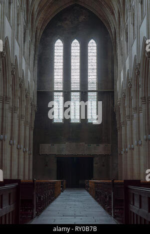 Inconvénient, église abbatiale, Somerset UK Banque D'Images