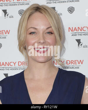 Los Angeles, USA. 10 Mar 2019. Andrea Anders. Première mondiale de "Nancy Drew et l'escalier caché' qui s'est tenue à AMC Century City 15. Crédit photo : PMA/AdMedia Crédit : PMA/AdMedia/ZUMA/Alamy Fil Live News Banque D'Images