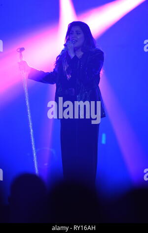 Glasgow, Royaume-Uni. 10 mars 2019. Lady Antebellum effectue au pays à l'autre Fête de la musique à l'Hydro Arena de Glasgow. Crédit : Colin Fisher/Alamy Live News Banque D'Images