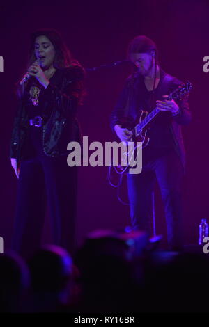 Glasgow, Royaume-Uni. 10 mars 2019. Lady Antebellum effectue au pays à l'autre Fête de la musique à l'Hydro Arena de Glasgow. Crédit : Colin Fisher/Alamy Live News Banque D'Images