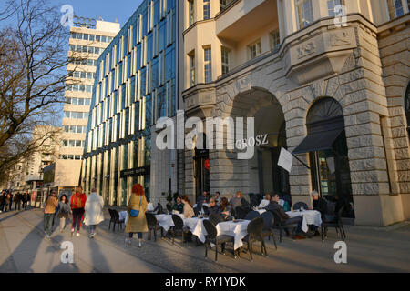 Cafe Grosz, Haus Cumberland, Kurfuerstendamm, Charlottenburg, Berlin, Deutschland Banque D'Images