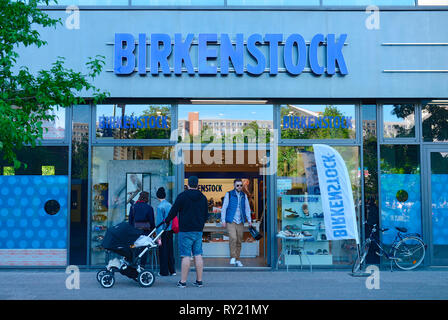 Filiale de Birkenstock, Spandauer Strasse, Mitte, Berlin, Deutschland Banque D'Images