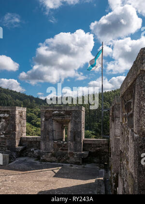 Château de Moeche, Galice Banque D'Images