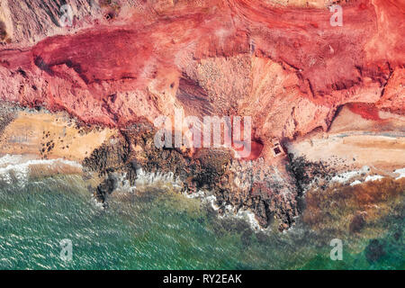 Dans l'île d'Ormuz Ormuz tout droit, l'Iran du sud prise en janvier 2019 prises en hdr Banque D'Images