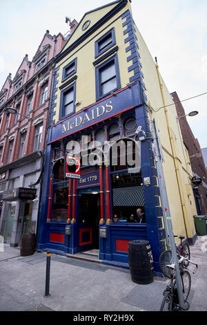 McDaids pub sur harry Street Dublin République d'Irlande Europe Banque D'Images