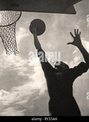 Jeux Olympiques de 1936 à Berlin - Basket-ball aux Jeux Olympiques de Berlin de 1936 Banque D'Images