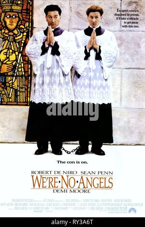 NIRO,AFFICHE, NOUS SOMMES PAS DES ANGES, 1989 Banque D'Images