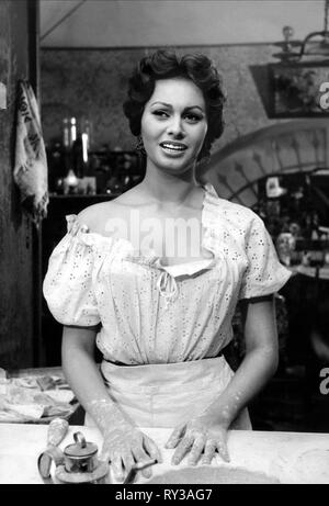 SOPHIA LOREN, L'OR DE NAPLES, 1954 Banque D'Images