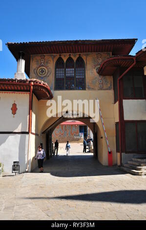 Bakhchysarai, Ukraine, mai 2011. Bakhtchyssaraï Palace, le palais du Khan, Crimée. Construit au 16e siècle et est devenu la maison pour une succession des Tatars Banque D'Images