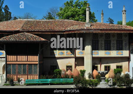 Bakhchysarai, Ukraine, mai 2011. Bakhtchyssaraï Palace, le palais du Khan, Crimée. Construit au 16e siècle et est devenu la maison pour une succession des Tatars Banque D'Images