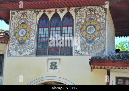 Bakhchysarai, Ukraine, mai 2011. Bakhtchyssaraï Palace, le palais du Khan, Crimée. Construit au 16e siècle et est devenu la maison pour une succession des Tatars Banque D'Images