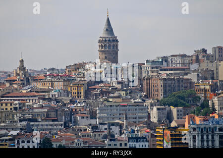 La tour de Galata, Istanbul, Turquie Banque D'Images