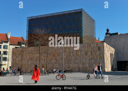 Hauptsynagoge Juedisches Ohel Jakob, Zentrum, Sankt-Jakobs-Platz, Munich, Bayern, Deutschland, Jüdisches Zentrum Banque D'Images