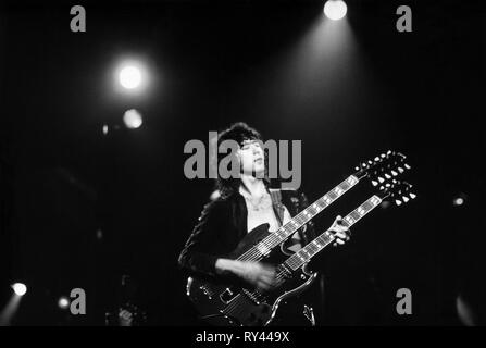 JIMMY PAGE, la chanson reste la même, 1976 Banque D'Images