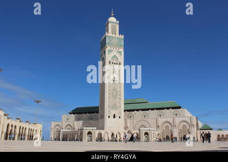 Le Roi Hassan II Mosque, Casablanca Banque D'Images
