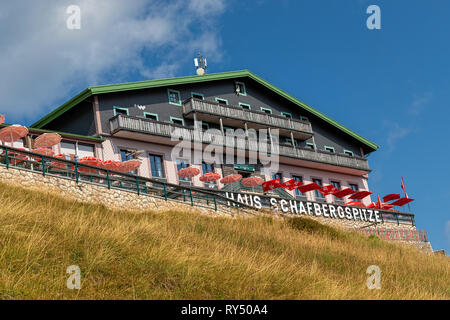 Excursion randonnée sur le Schafberg près de St Wolfgang, Autriche Banque D'Images