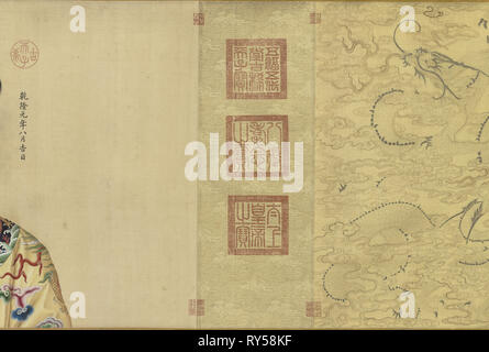 Portraits de l'empereur Qianlong et ses douze consorts, 1736 - c. Années 1770. Giuseppe Castiglione (italien, 1688-1766), et d'autres (Chinois). Rouleau horizontal, encre et couleurs sur soie ; total : 53,8 x 1154.5 cm (21 3/16 x 1/2 in.) 454 ; peinture uniquement : 53 x 688,3 cm (20 7/8 x 271 en Banque D'Images