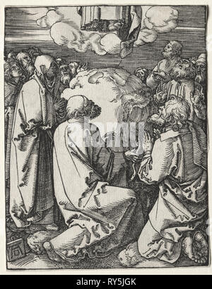 La Petite Passion : l'Ascension, 1509-1511. Albrecht Dürer (allemand, 1471-1528). Gravure sur bois Banque D'Images