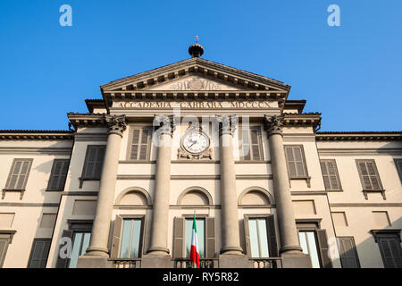 Voyage d'Italie - buildind de l'Accademia Carrara di Belle Arti di Bergamo (Art Gallery et de l'Académie des beaux-arts), à Bergame, Lombardie, ville Banque D'Images