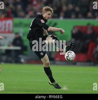 Düsseldorf, Deutschland. 11Th Mar 2019. firo : 11.03.2019, Football, 2018/2019, 1.Bundesliga Fortuna Dusseldorf Düsseldorf - Eintracht Frankfurt 0 : 3 simple action, Martin Hinteregger | utilisée dans le monde entier : dpa Crédit/Alamy Live News Banque D'Images