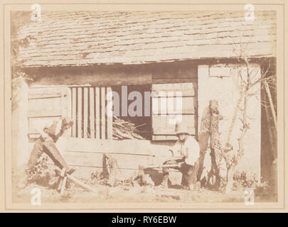 Les bûcherons, 1845. William Henry Fox Talbot (1800-1877), britannique. Impression sur papier salé de calotype négatif ; image : 15,1 x 21 cm (5 15/16 x 8 1/4 in.) ; enchevêtrées : 35,6 x 45,7 cm (14 x 18 dans Banque D'Images