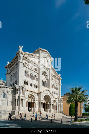 Monaco, 21 OCT : Vue extérieure de la cathédrale historique de Saint Nicolas le Oct 21, 2018 à Monco Banque D'Images