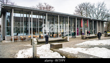Centre des visiteurs, Cathédrale de Nidaros, à Trondheim, Norvège Banque D'Images