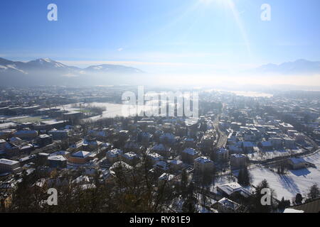 Paysage de Salzbourg Banque D'Images