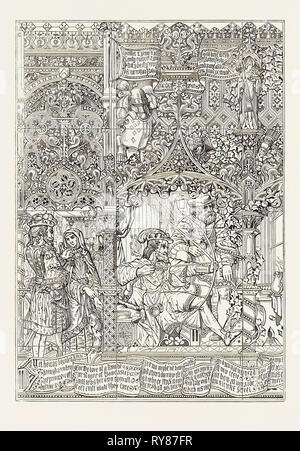 L'Exposition Internationale : Vitrail : Robin Hood's Last shot 1862 Banque D'Images